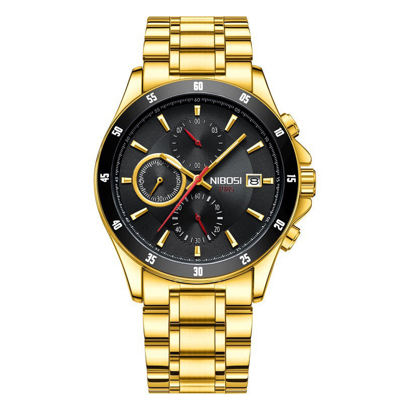 NIBOSI 2530 — Grand Sport Chronograph Men's Watch