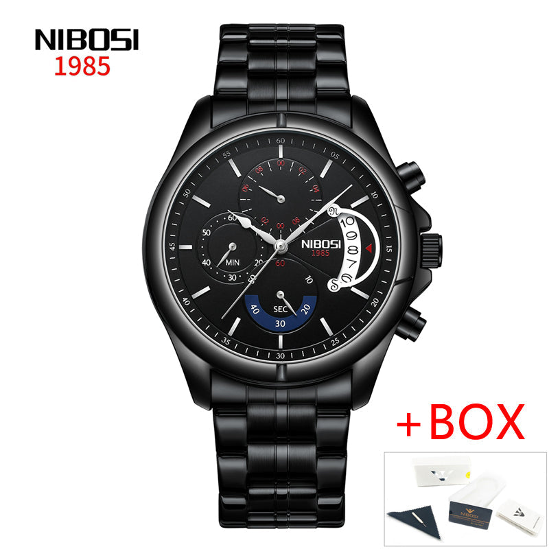NIBOSI 2522 — Chrono Luxe Men's Watch