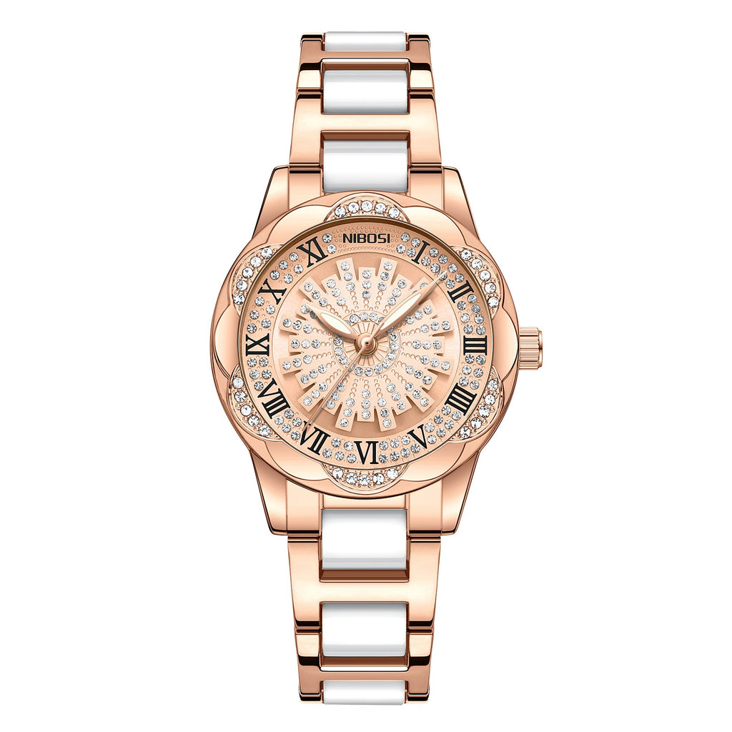 NIBOSI 2695 — Crystal Luxe Women's Watch