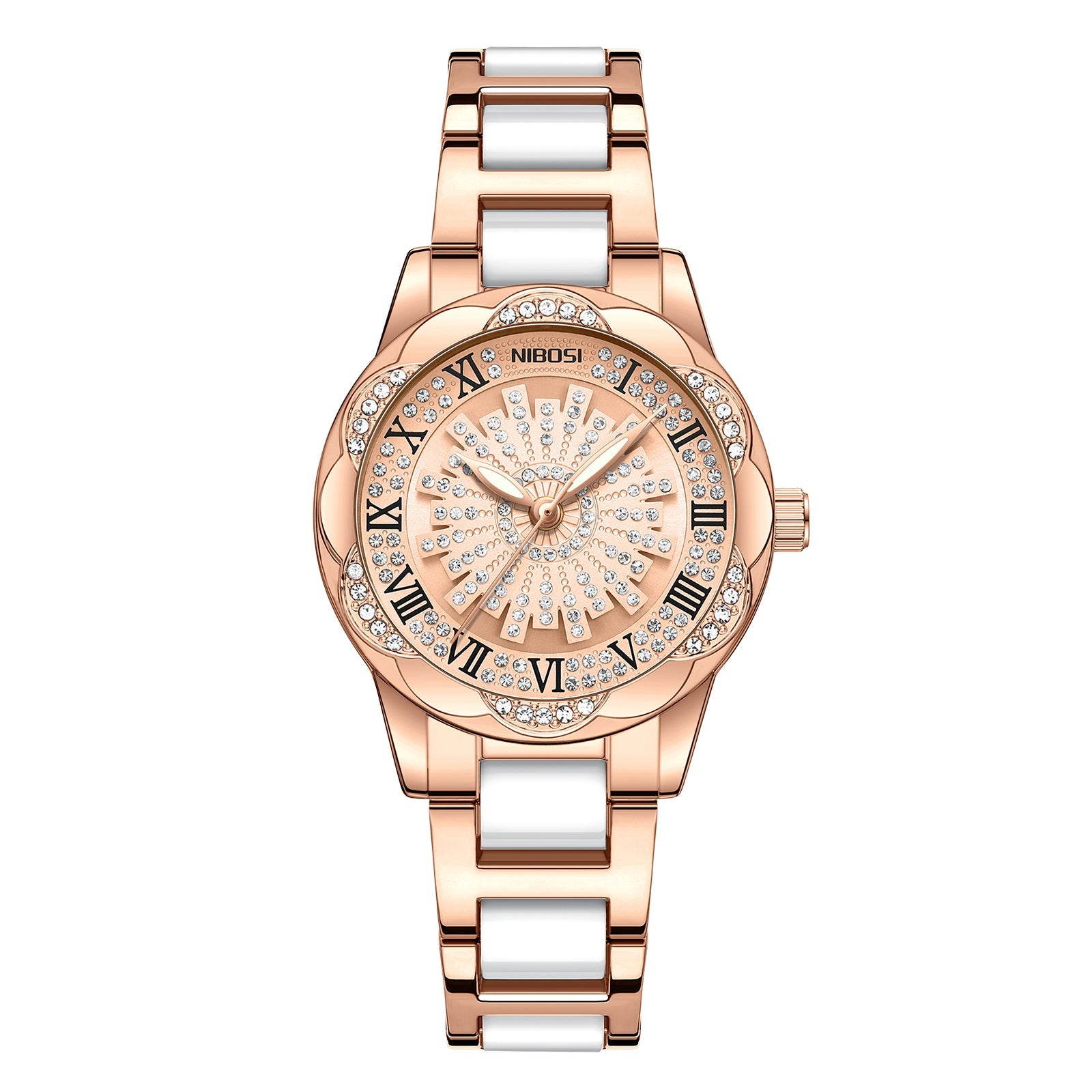 NIBOSI 2695 — Crystal Luxe Women's Watch