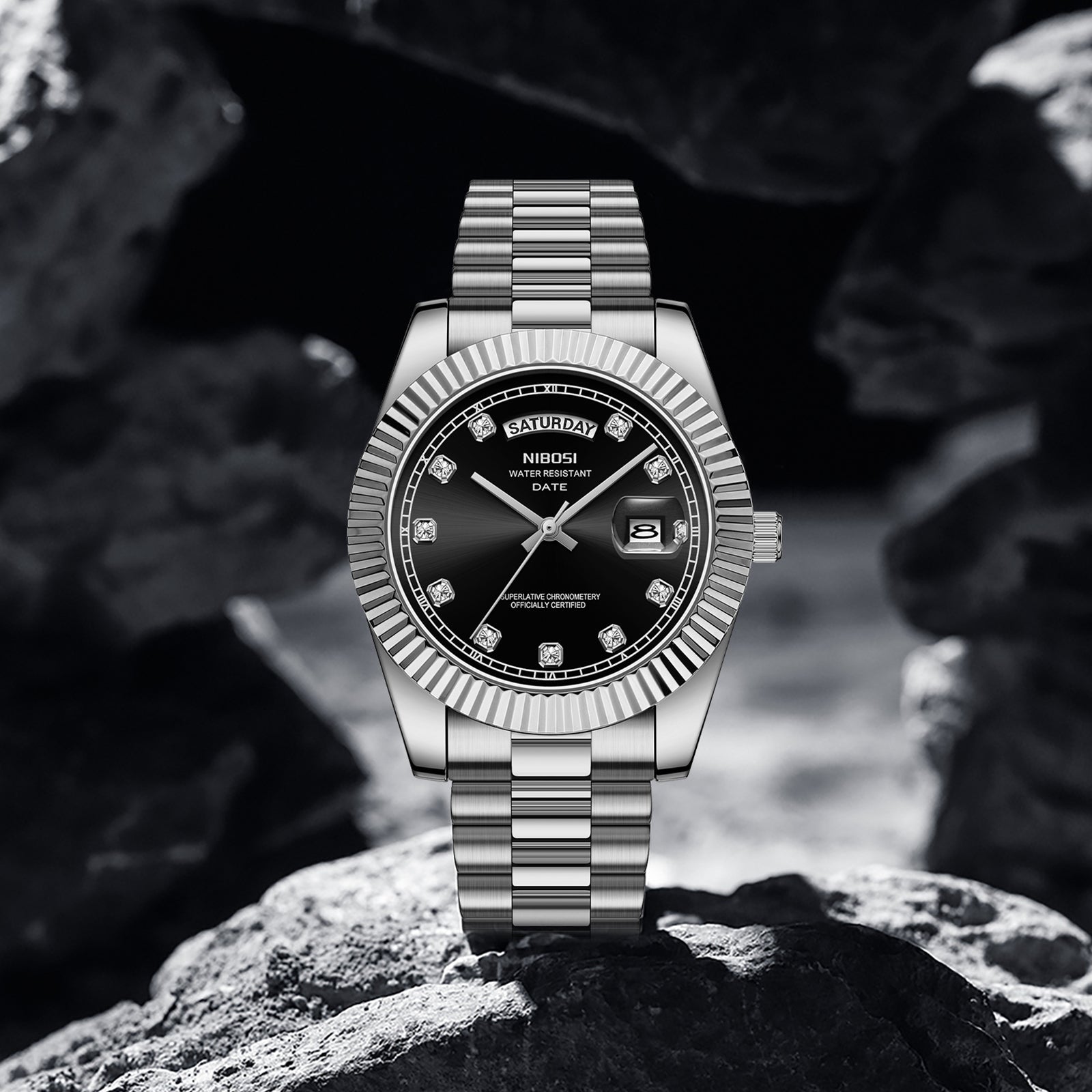 NIBOSI 2628 — Timeless Luxury Quartz Watch