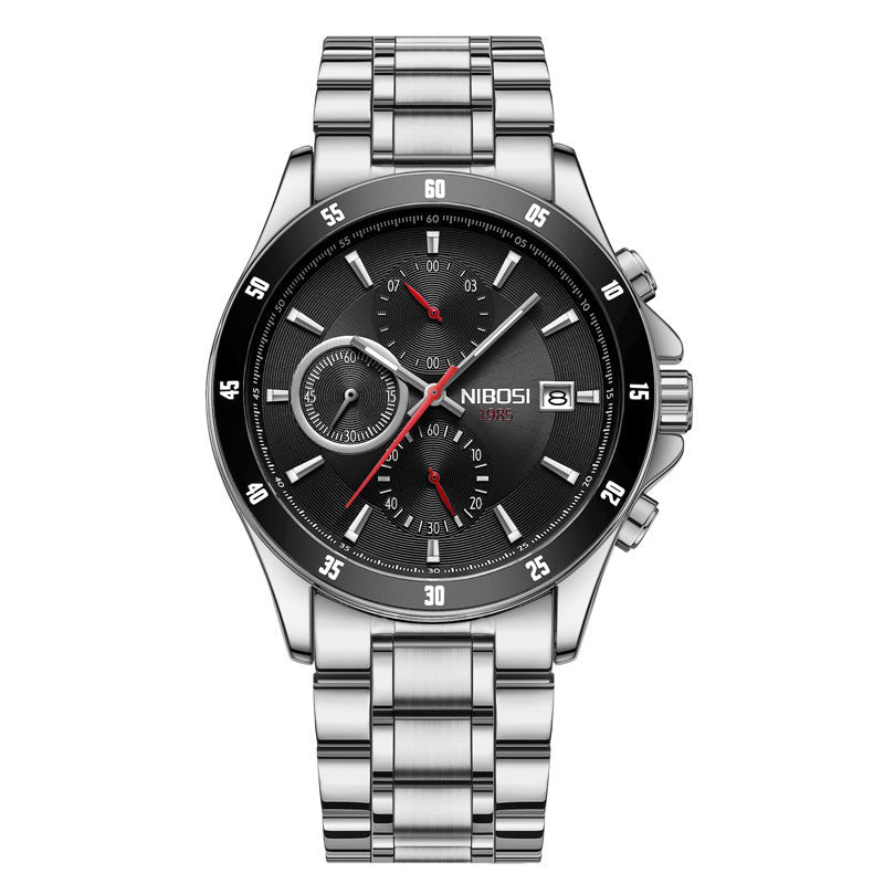 NIBOSI 2530 — Grand Sport Chronograph Men's Watch