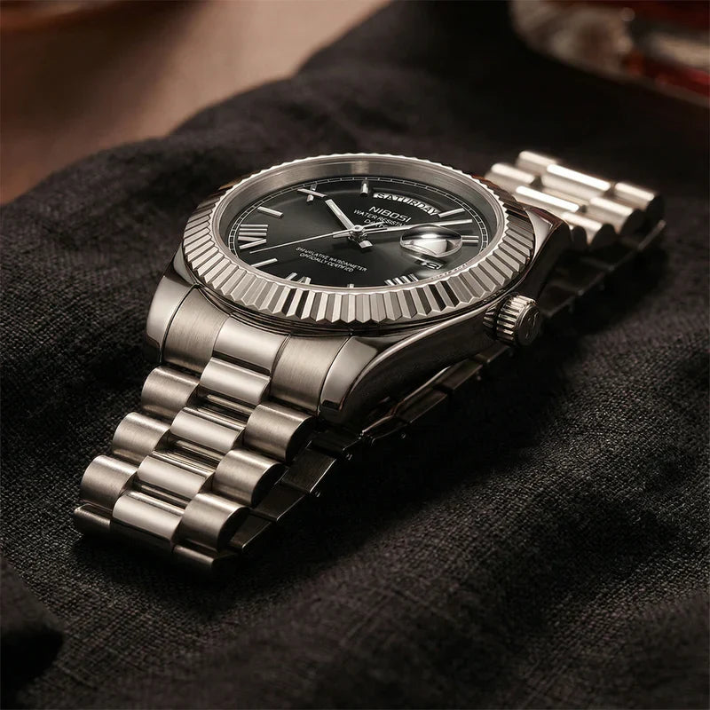 NIBOSI 2628 — Timeless Luxury Quartz Watch