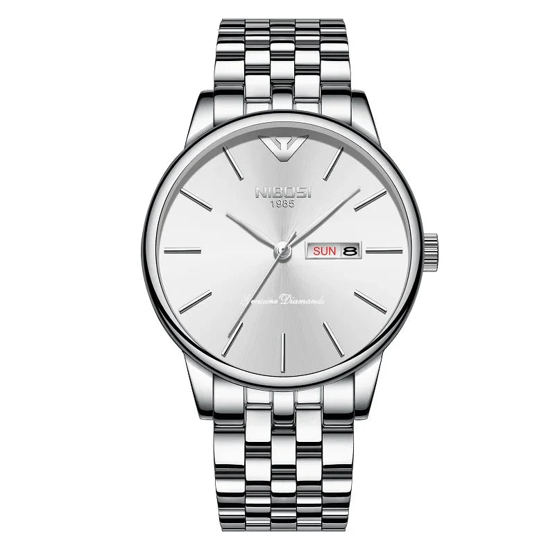 NIBOSI 2332 — Diamond Series Day-Date Watch
