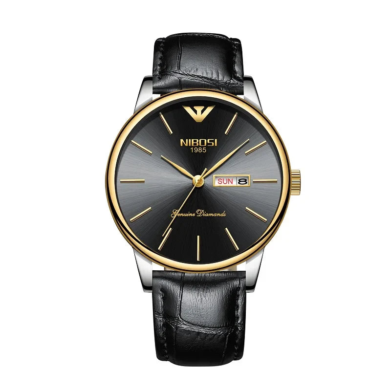 NIBOSI 2332 — Diamond Series Day-Date Watch