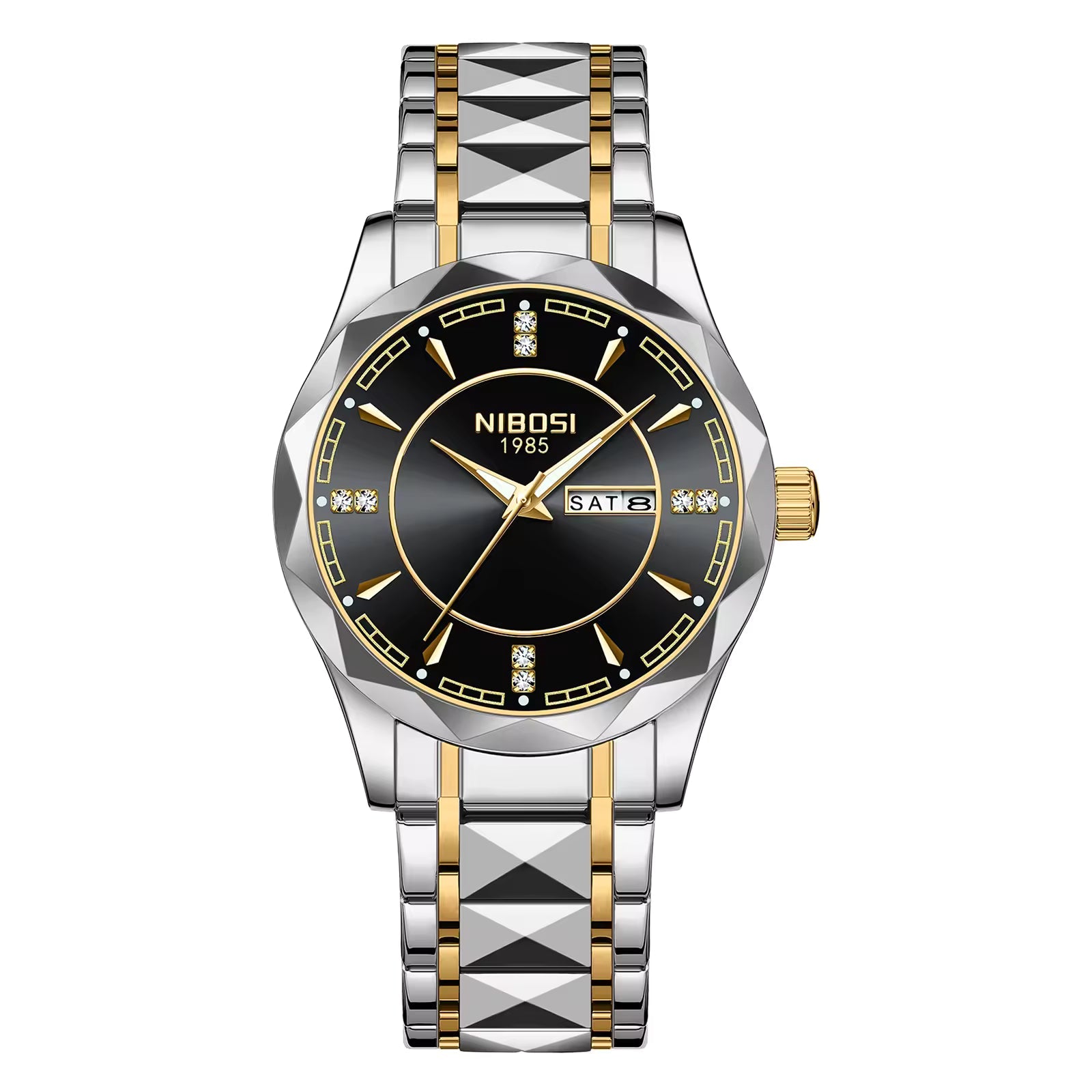 NIBOSI 2625 — Royal Facet Watch