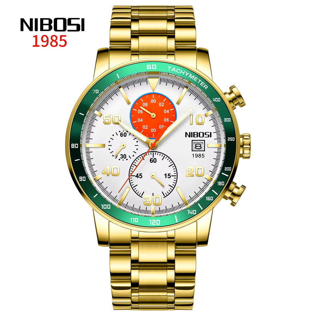 NIBOSI 2380 — Sapphire Chronograph Men's Watch