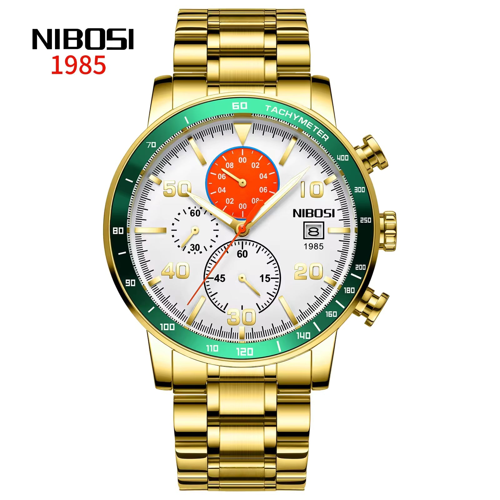NIBOSI 2380 — Sapphire Chronograph Men's Watch