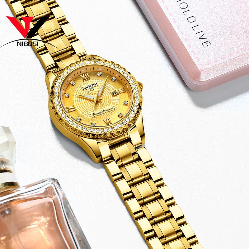 NIBOSI 2357 — Crystal Elegance Women's Watch