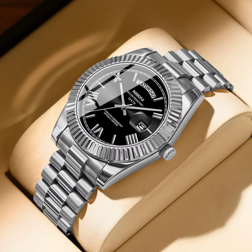 NIBOSI 2628 — Timeless Luxury Quartz Watch