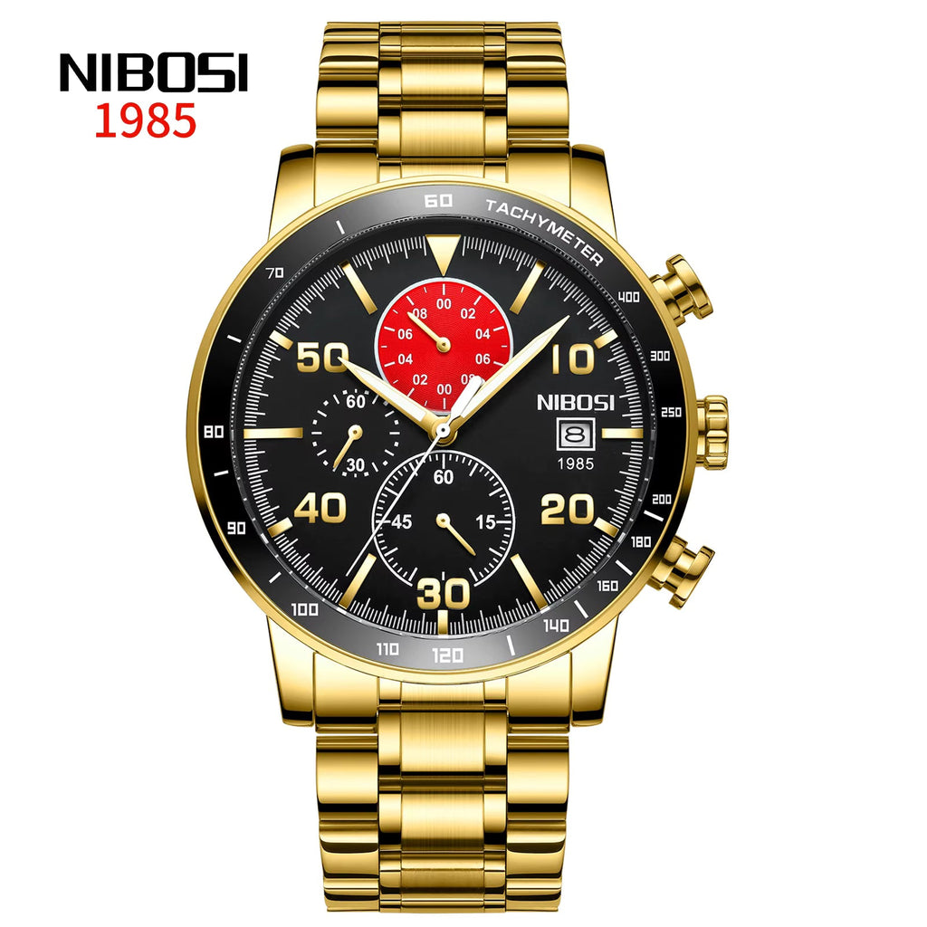 NIBOSI 2380 — Sapphire Chronograph Men's Watch
