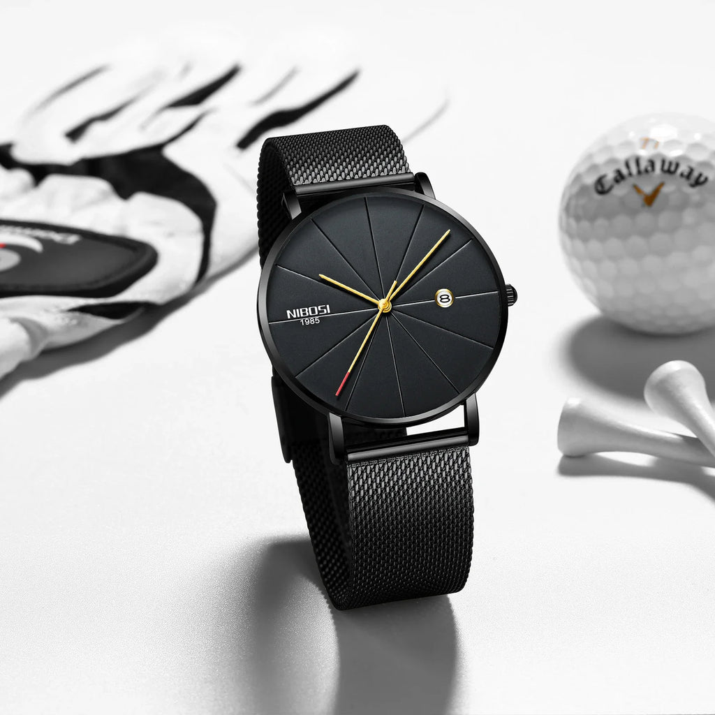 NIBOSI 2321 — Ultra Slim Executive Watch