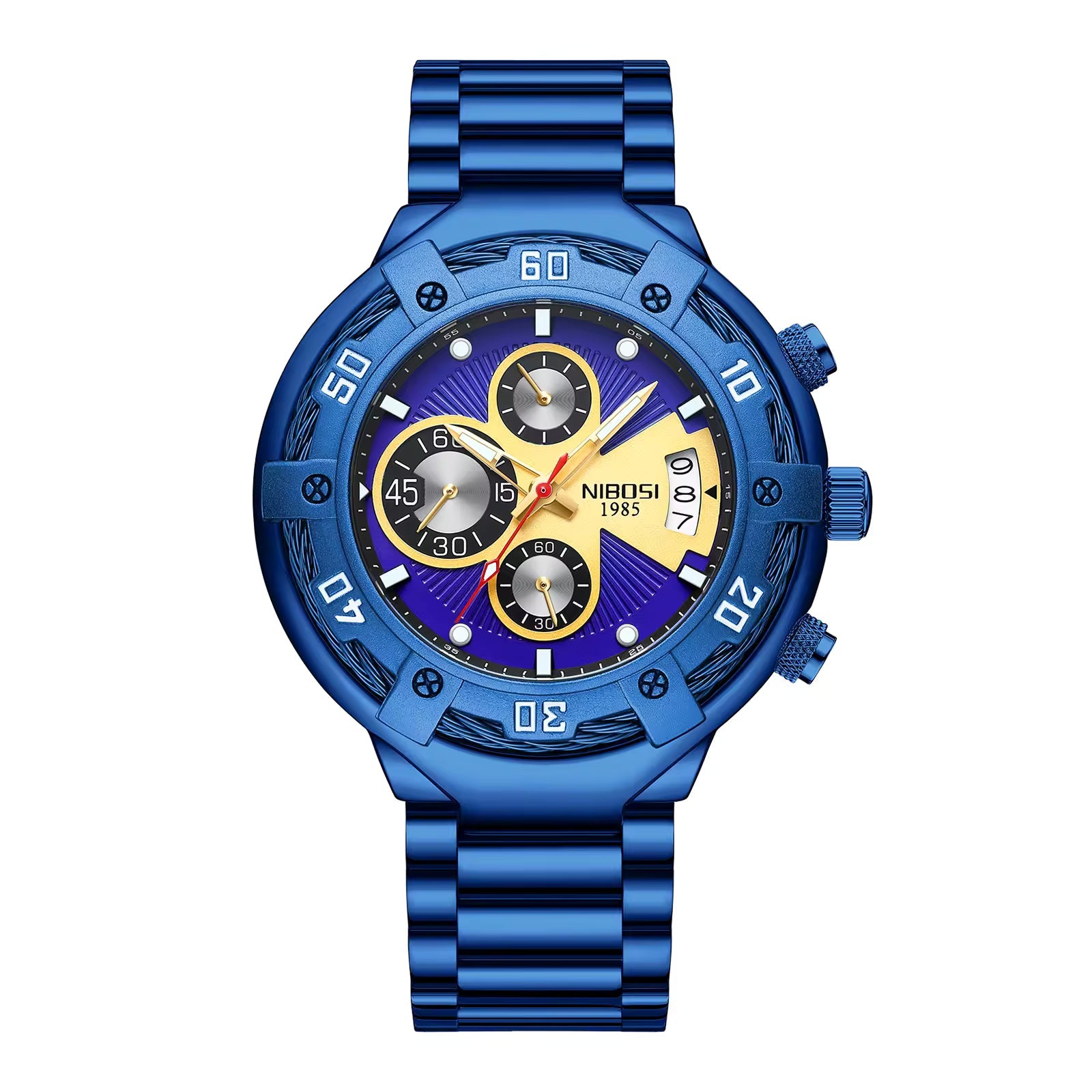 NIBOSI 2577 — Ironcore Chronograph