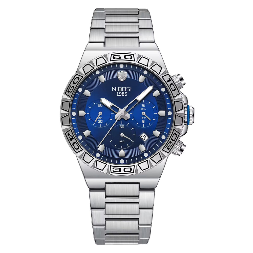 NIBOSI 2661 Golden Vanguard Chronograph