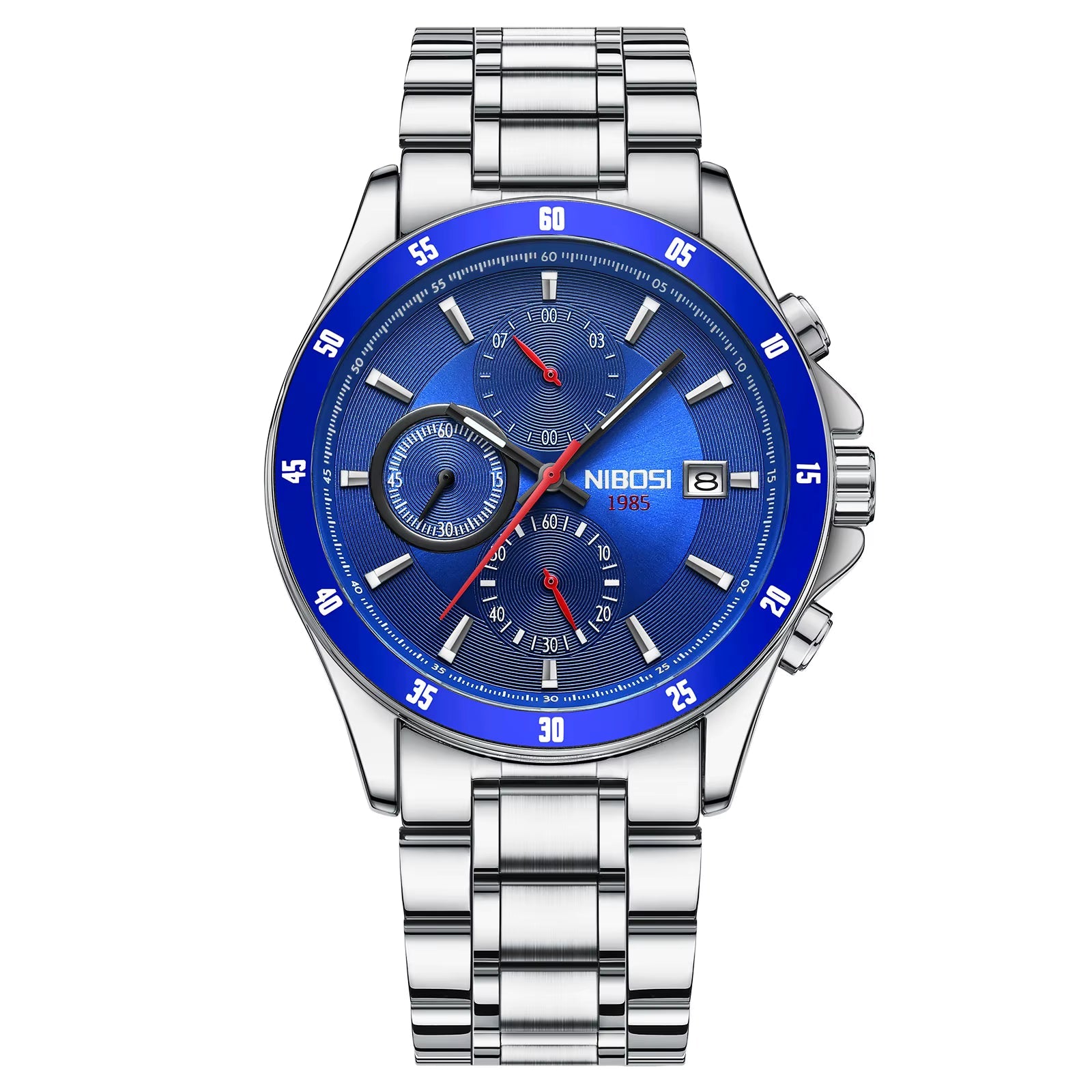 NIBOSI 2530 — Grand Sport Chronograph Men's Watch