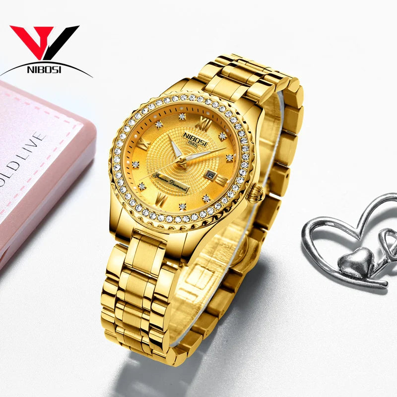 NIBOSI 2357 — Crystal Elegance Women's Watch