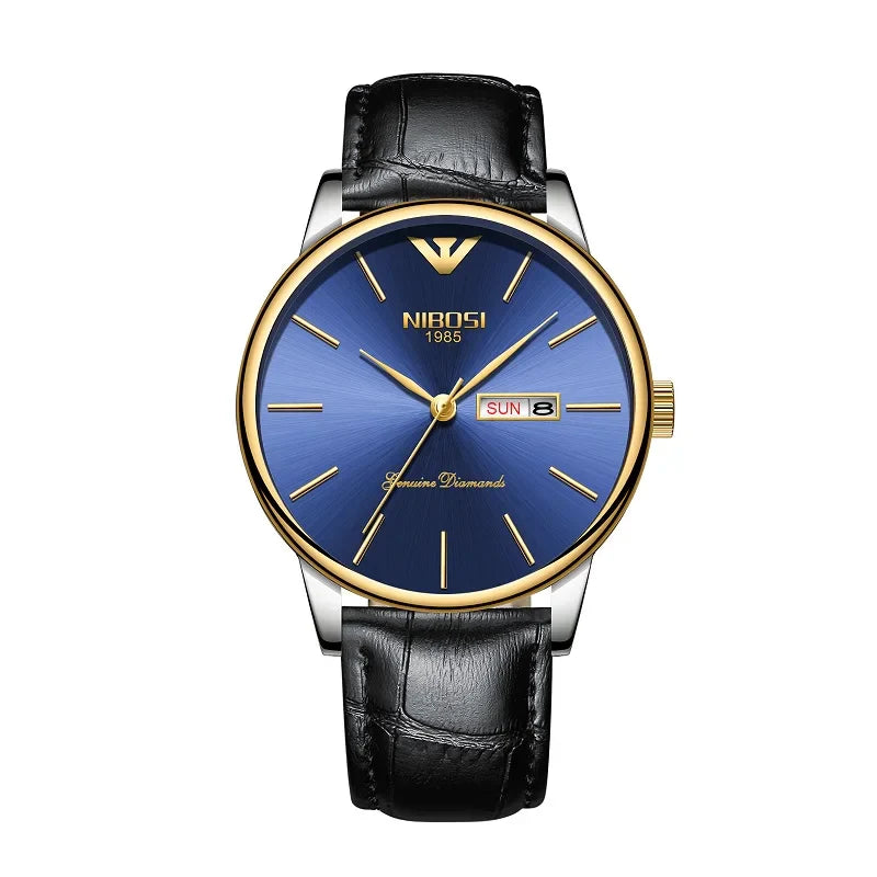 NIBOSI 2332 — Diamond Series Day-Date Watch