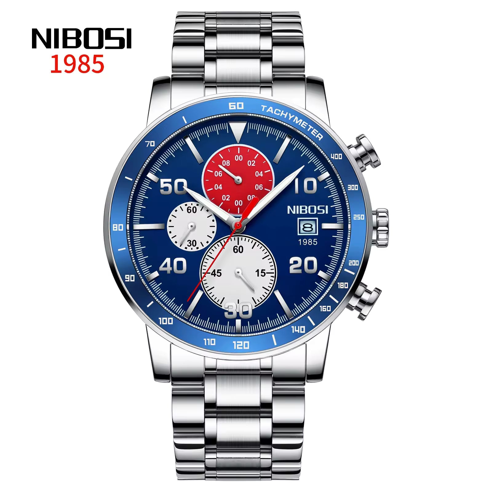 NIBOSI 2380 — Sapphire Chronograph Men's Watch