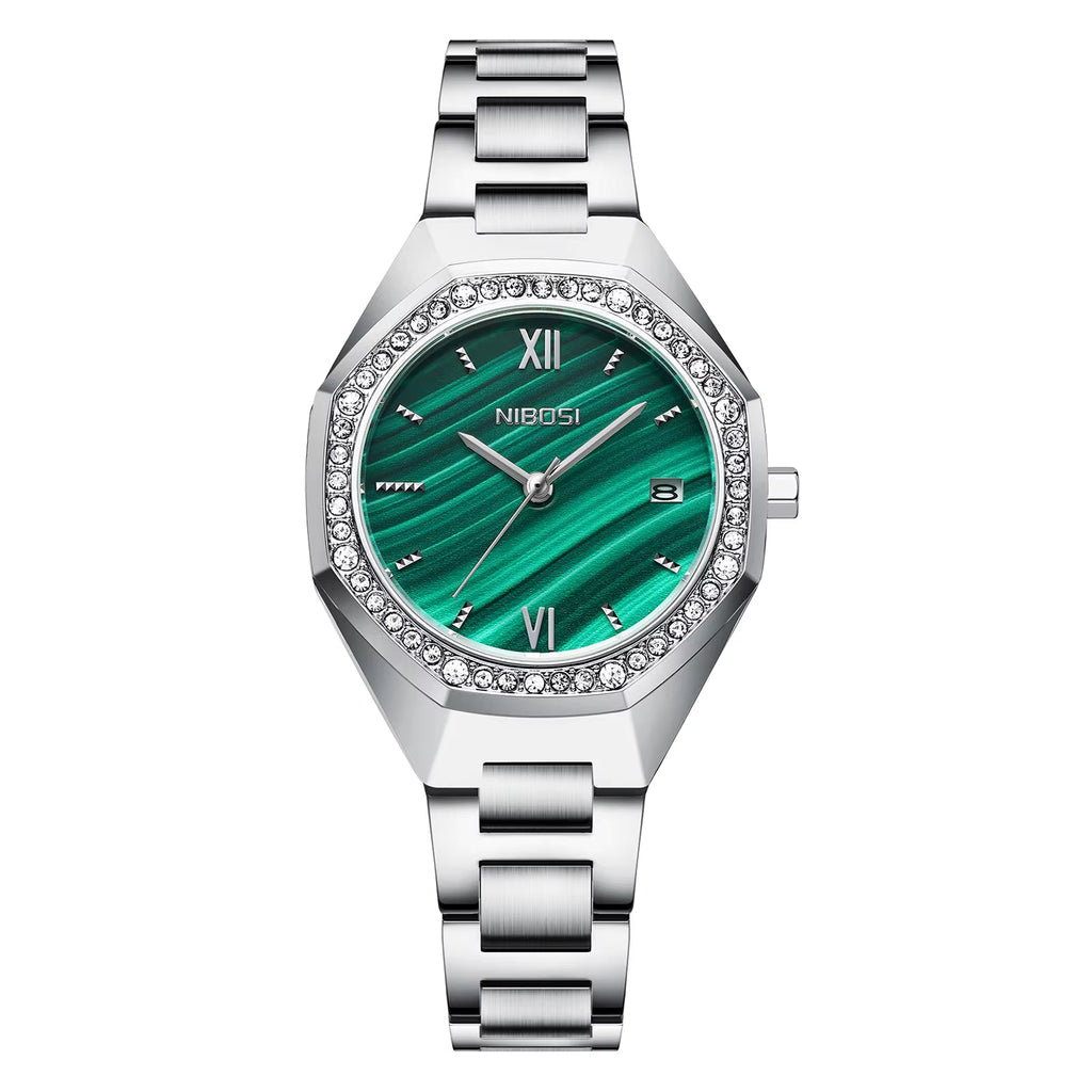 NIBOSI 2621 — Radiant Crystal Women's Watch