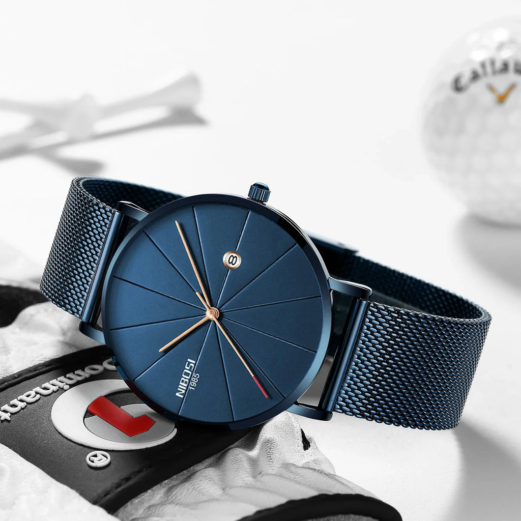NIBOSI 2321 — Ultra Slim Executive Watch