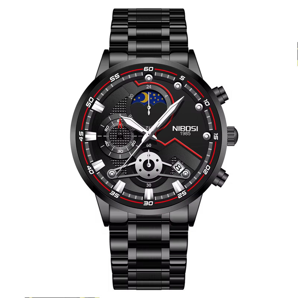 NIBOSI 2503 — Iron Sentinel Watch