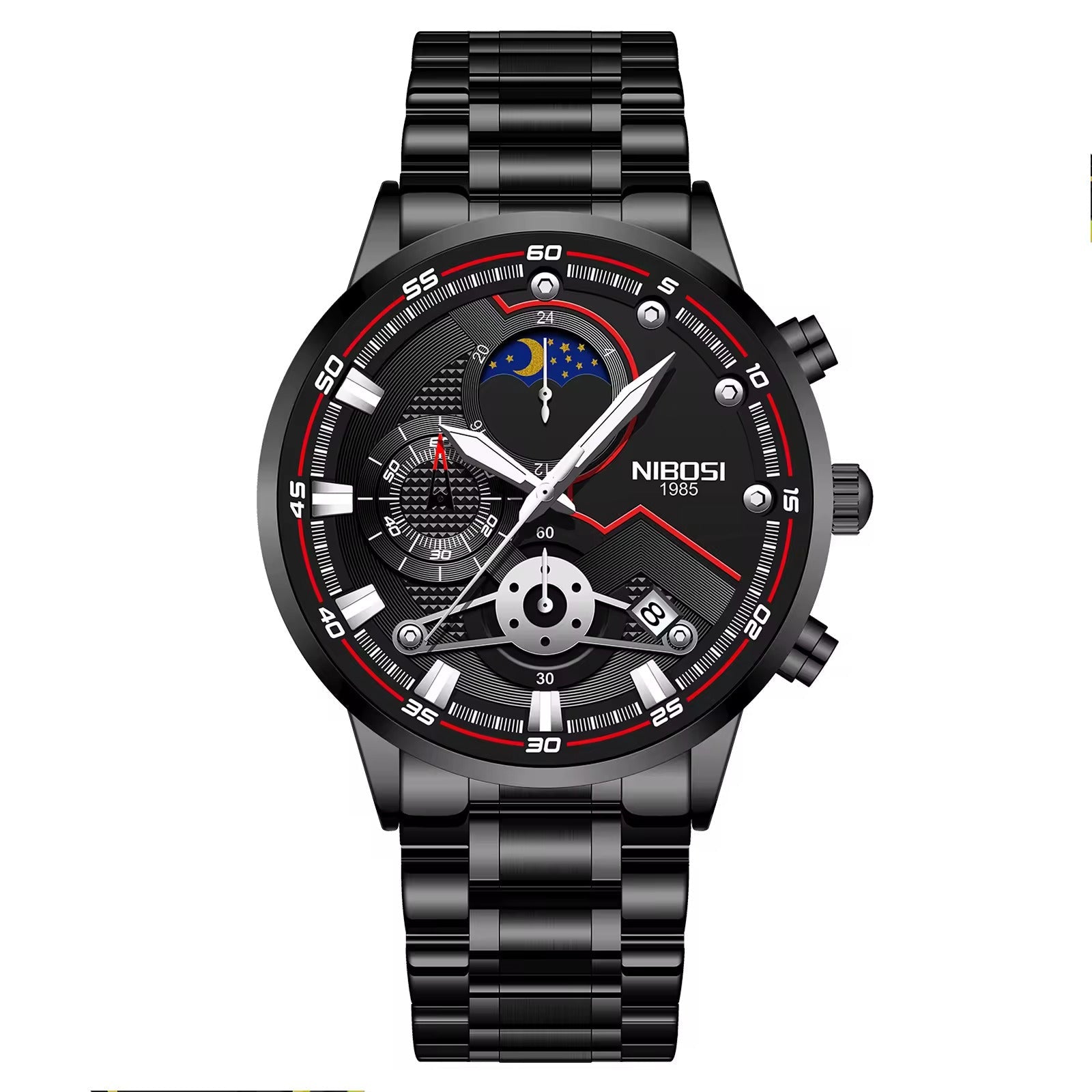 NIBOSI 2503 — Iron Sentinel Watch