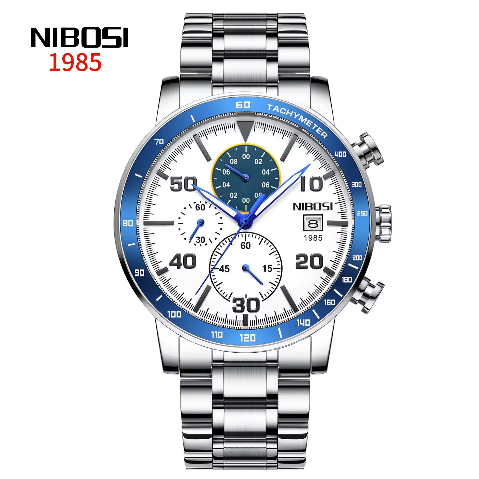 NIBOSI 2380 — Sapphire Chronograph Men's Watch