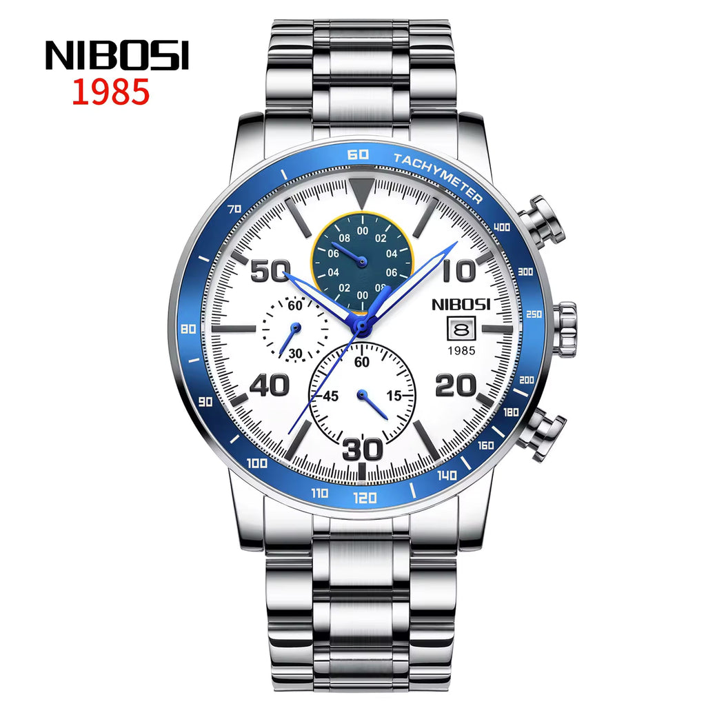 NIBOSI 2380 — Sapphire Chronograph Men's Watch