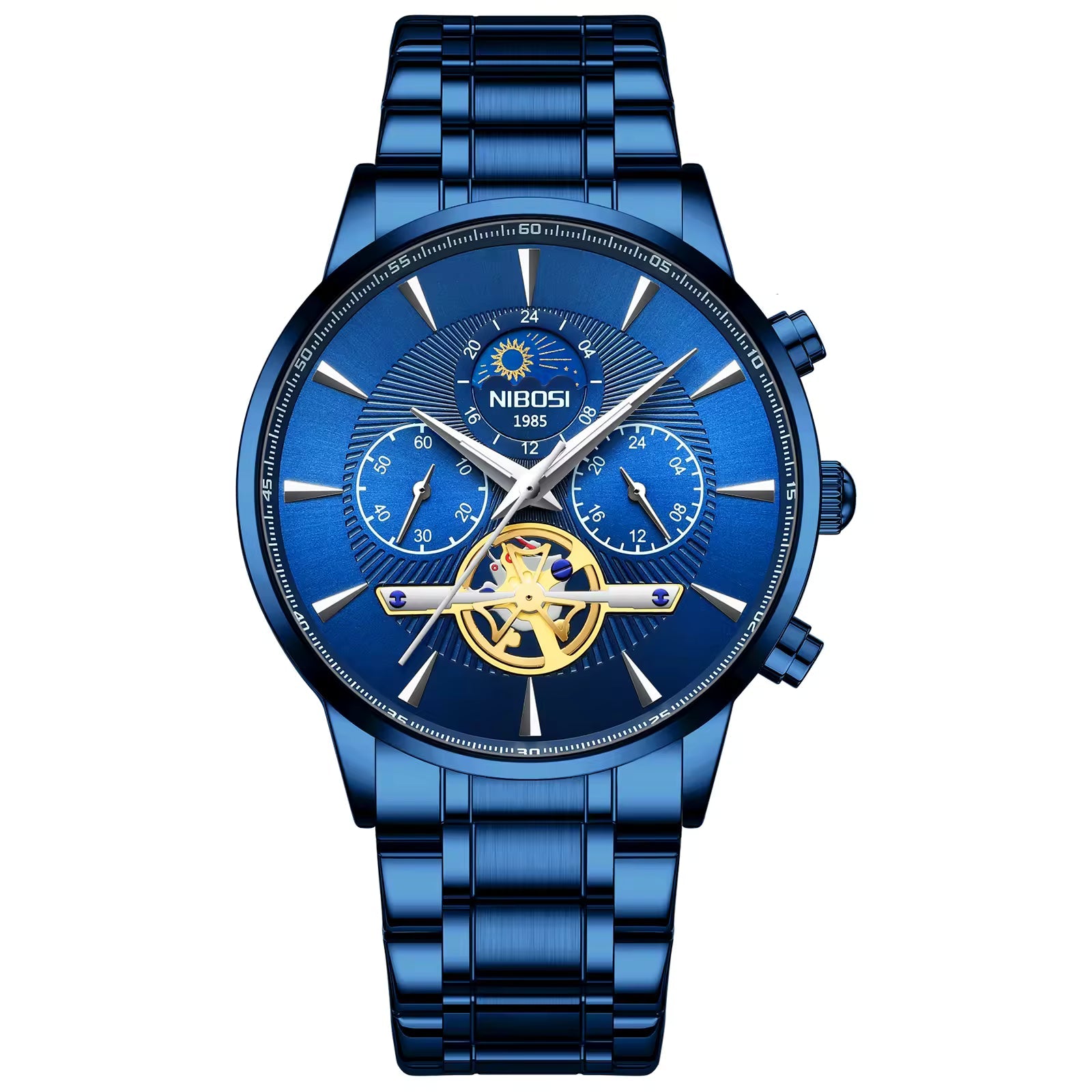 NIBOSI 2309A Celestial Tourbillon Chronograph