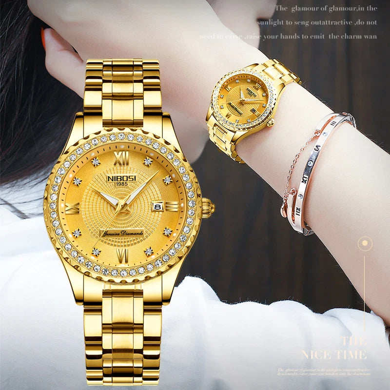 NIBOSI 2357 — Crystal Elegance Women's Watch
