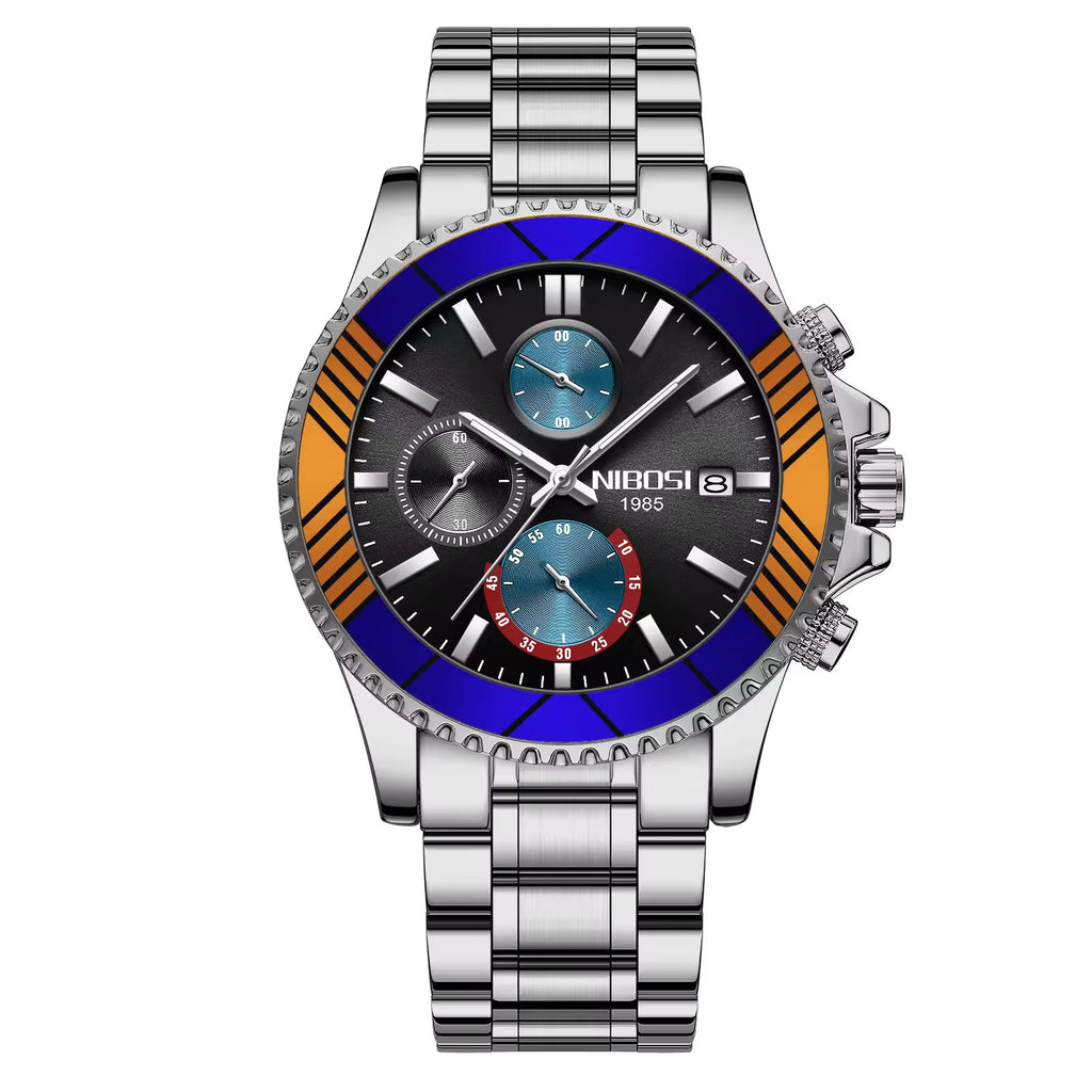 NIBOSI 2353 Spectrum Gold Chronograph