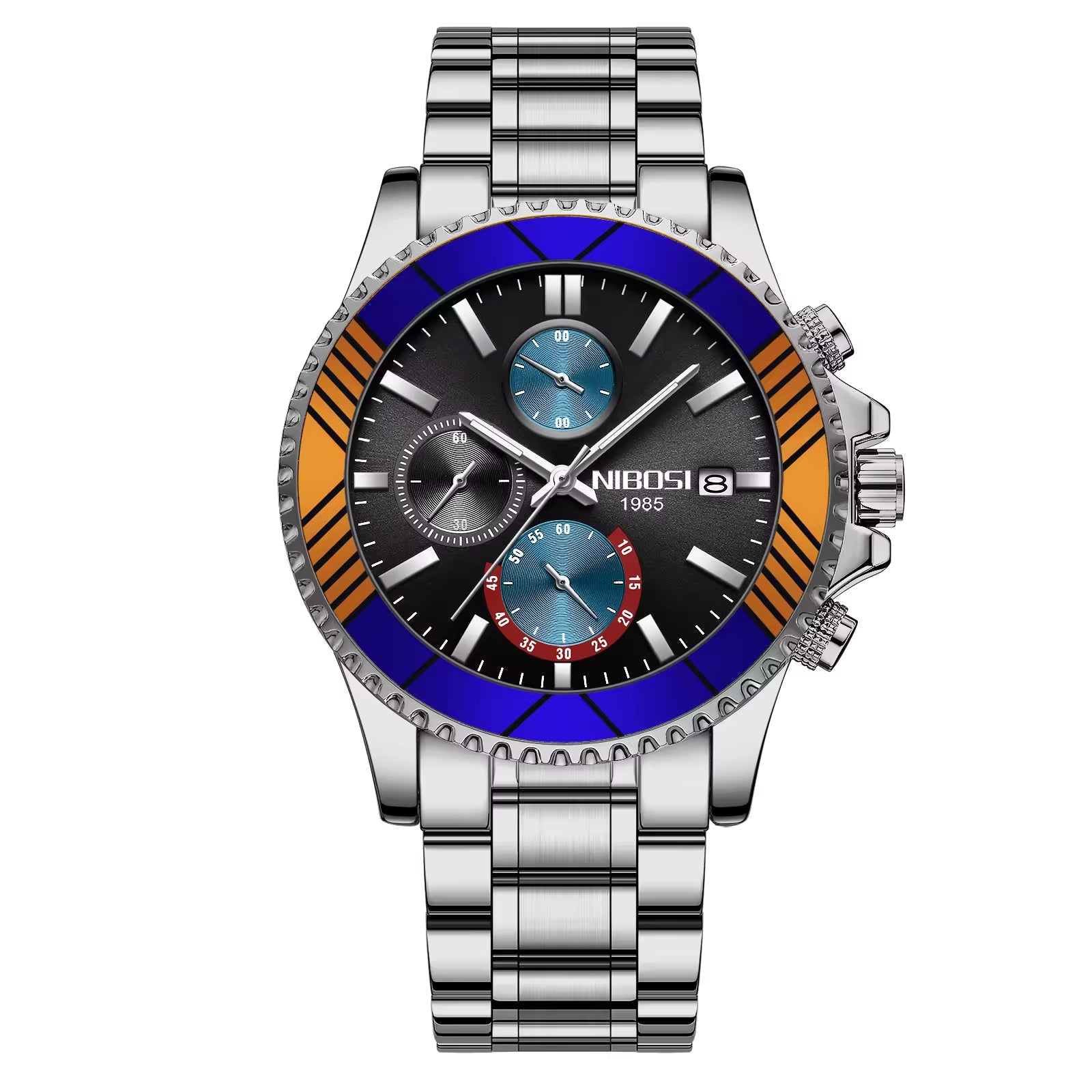 NIBOSI 2353 Spectrum Gold Chronograph