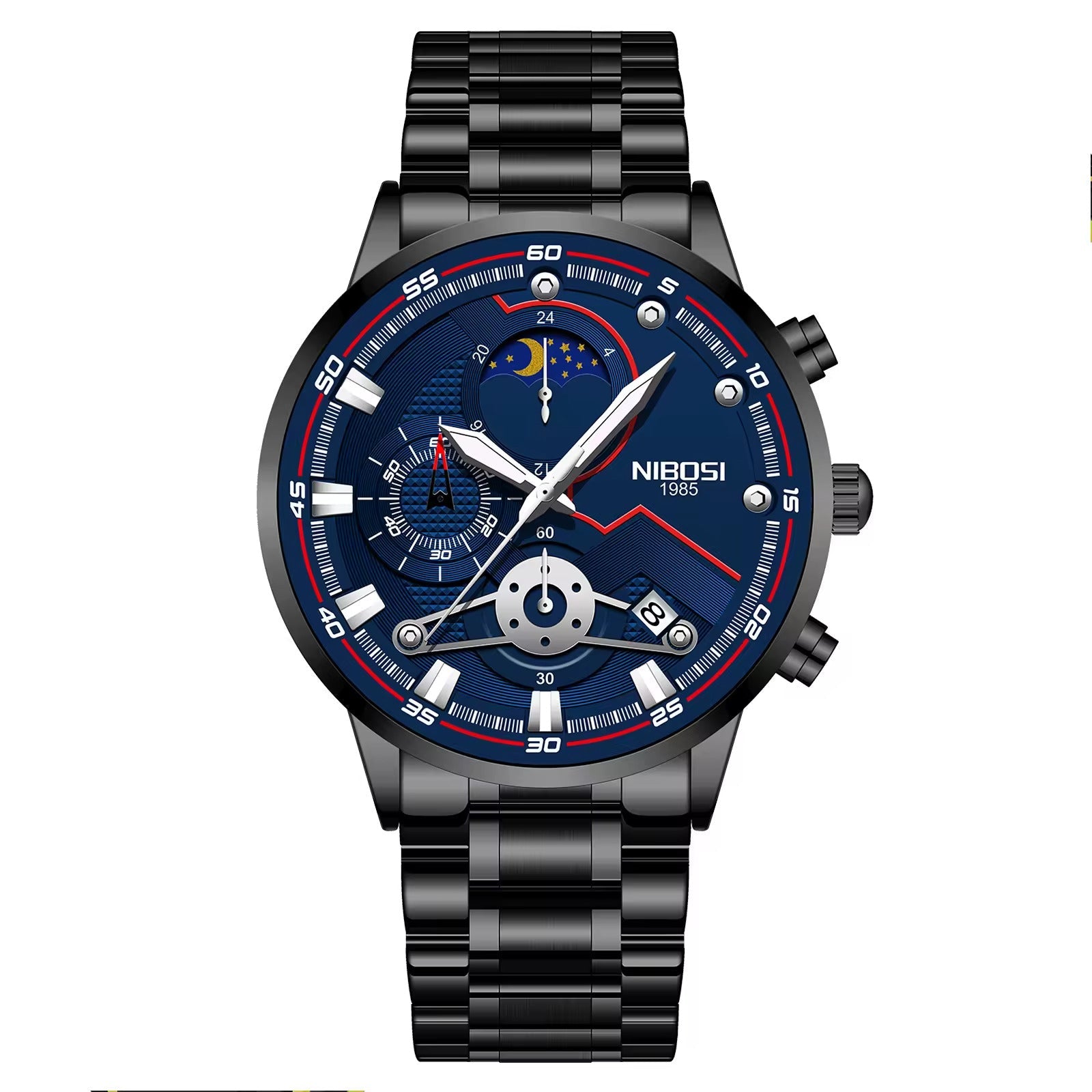 NIBOSI 2503 — Iron Sentinel Watch