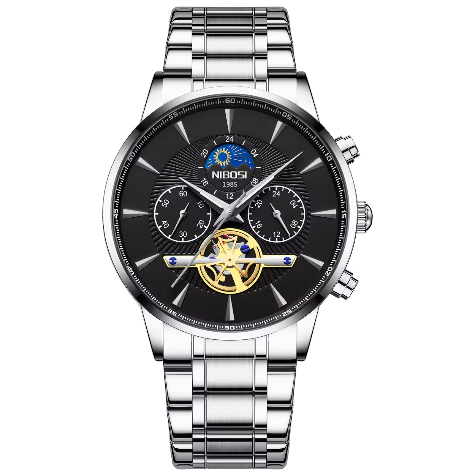 NIBOSI 2309A Celestial Tourbillon Chronograph