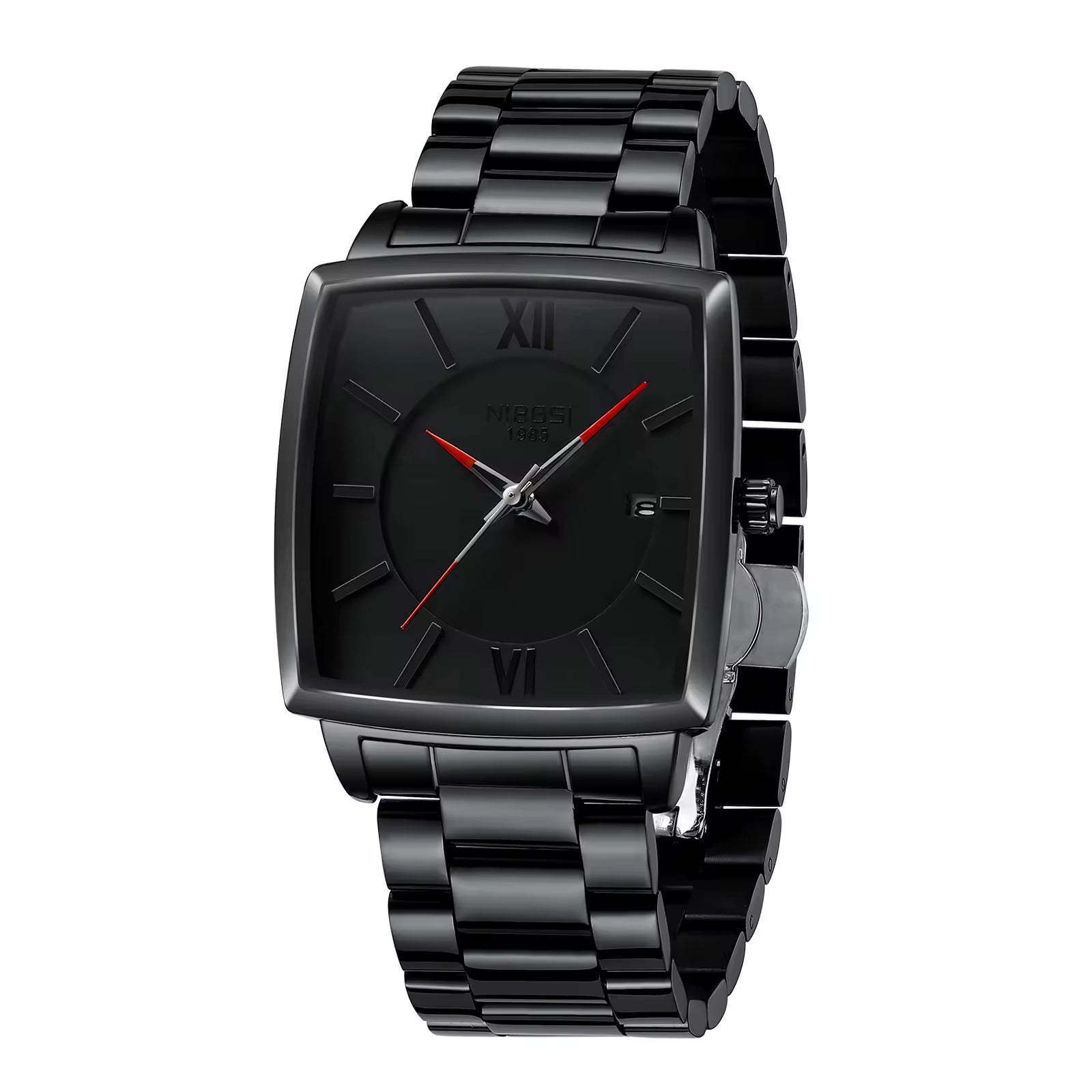 NIBOSI 2601 — Obsidian Square Men's Watch