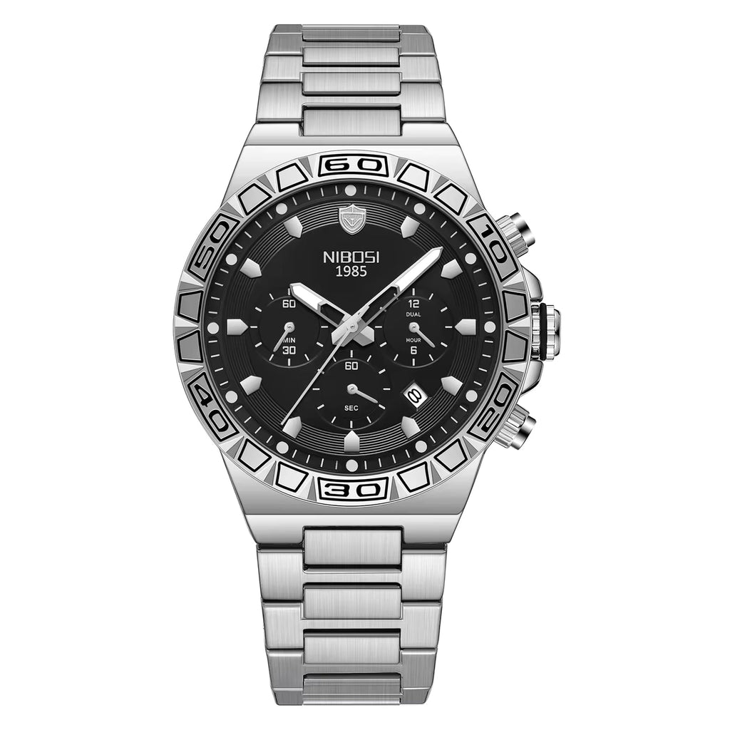 NIBOSI 2661 Golden Vanguard Chronograph