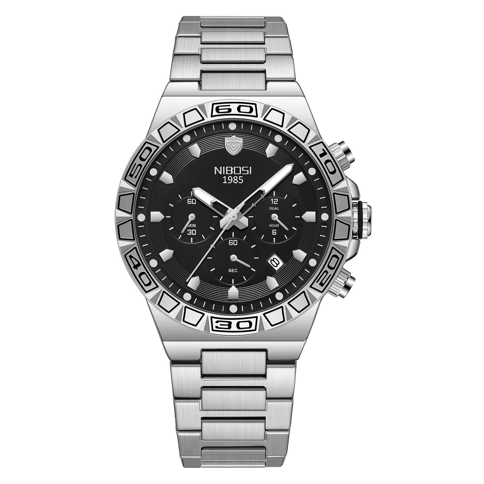 NIBOSI 2661 Golden Vanguard Chronograph