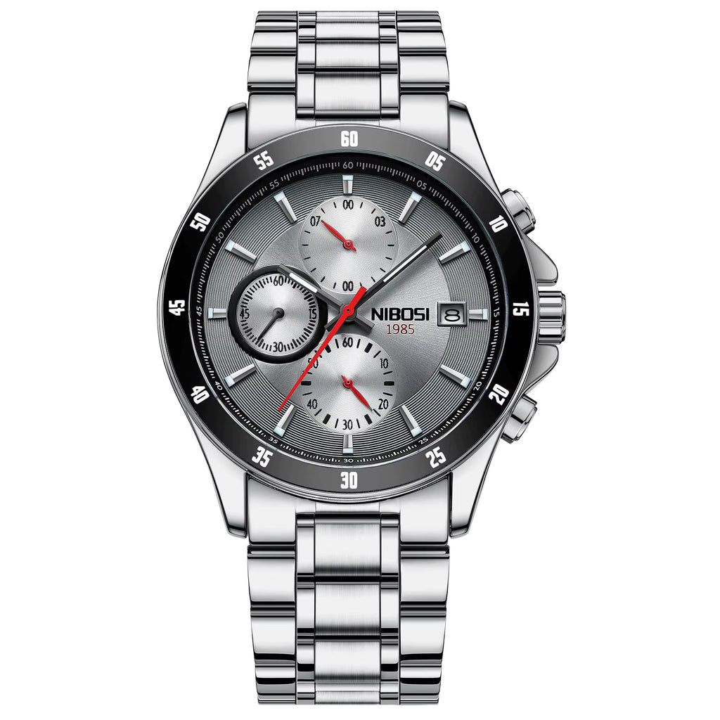 NIBOSI 2530 — Grand Sport Chronograph Men's Watch
