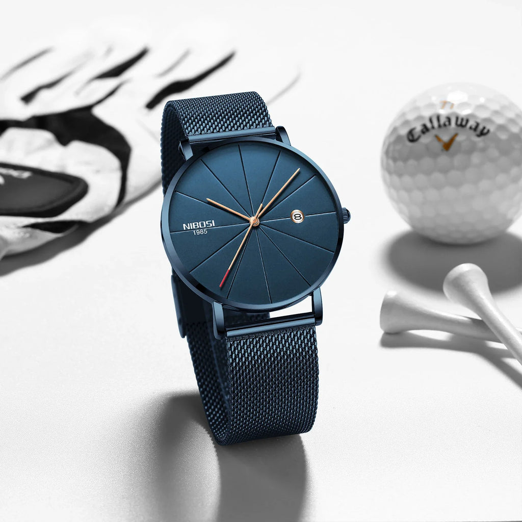 NIBOSI 2321 — Ultra Slim Executive Watch