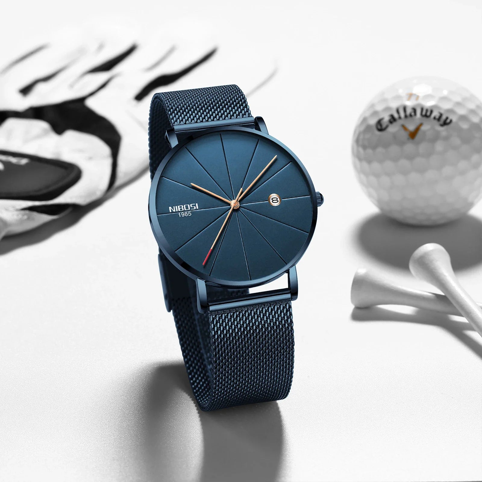 NIBOSI 2321 — Ultra Slim Executive Watch