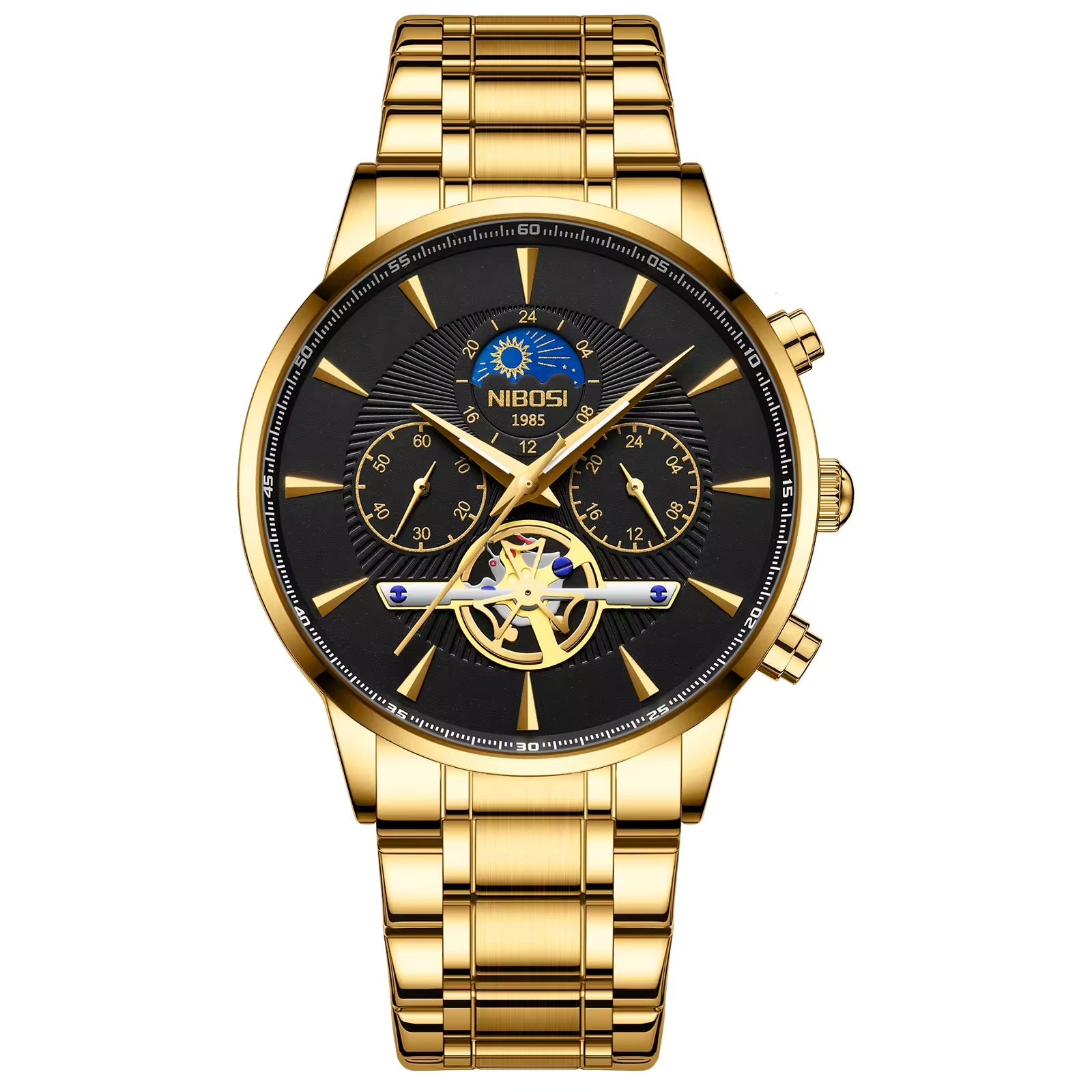 NIBOSI 2309A Celestial Tourbillon Chronograph