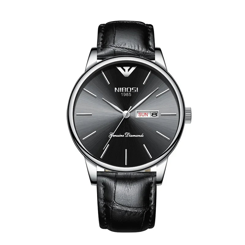 NIBOSI 2332 — Diamond Series Day-Date Watch
