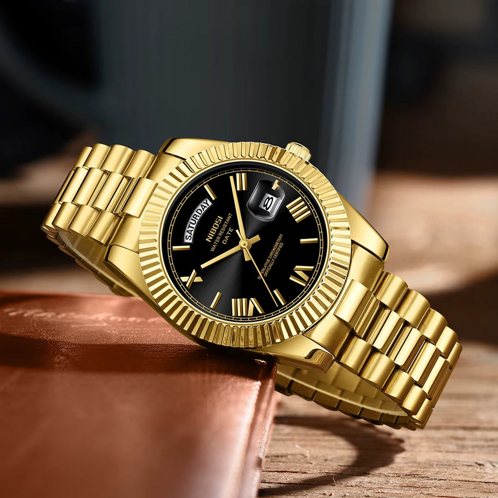 NIBOSI 2628 — Timeless Luxury Quartz Watch