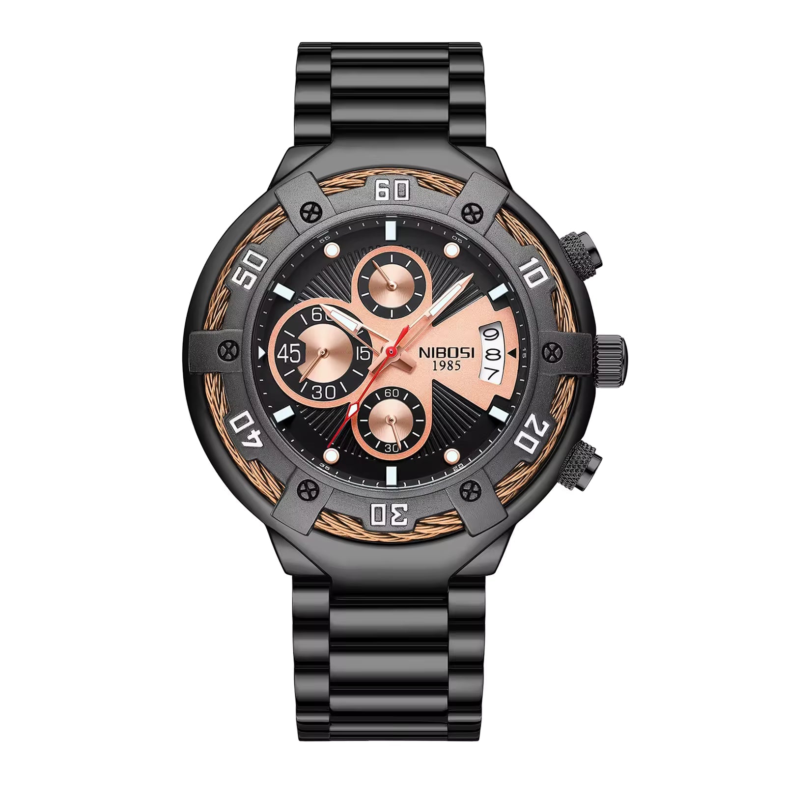NIBOSI 2577 — Ironcore Chronograph