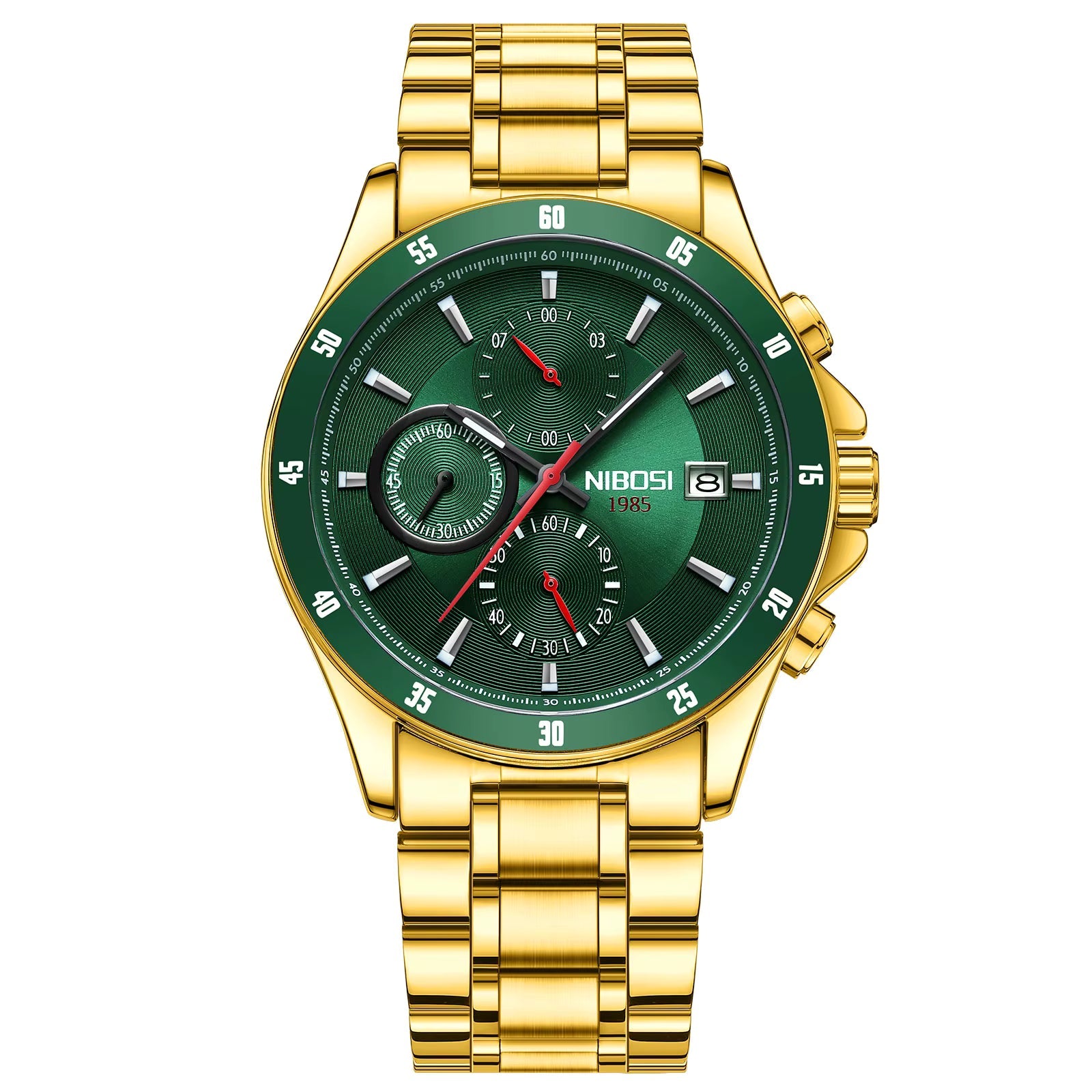 NIBOSI 2530 — Grand Sport Chronograph Men's Watch
