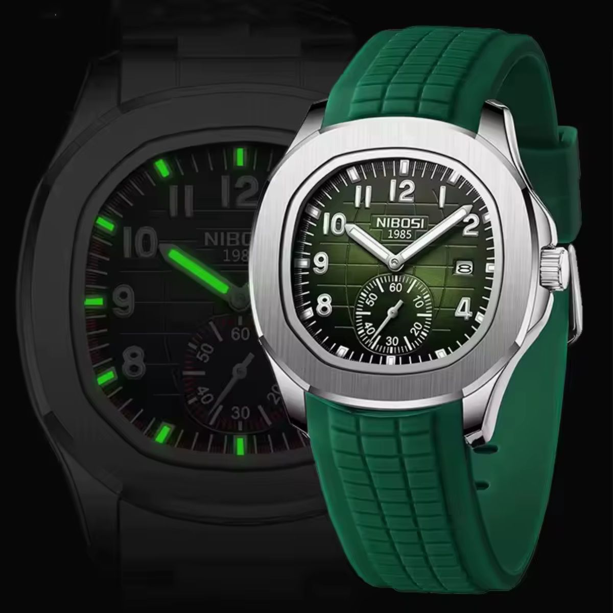NIBOSI 2653 Sport Silicone Watch