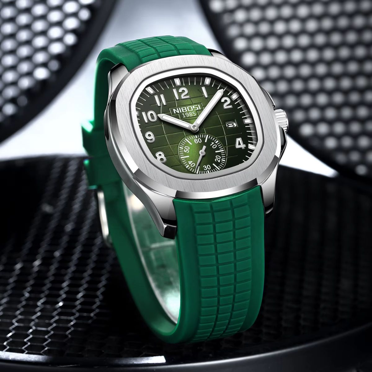 NIBOSI 2653 Sport Silicone Watch