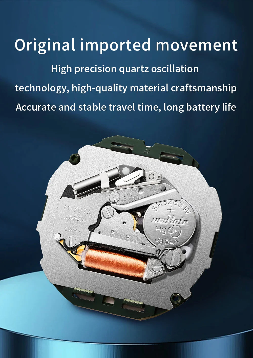 NIBOSI 2691 — Miyota Precision Minimalist Watch