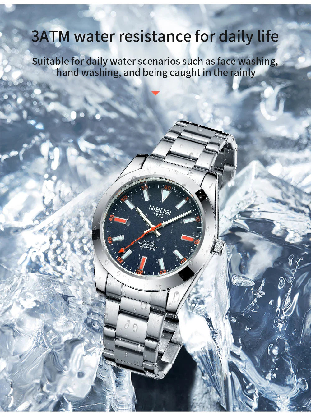 NIBOSI 2699 — Metroline Classic Men's Watch