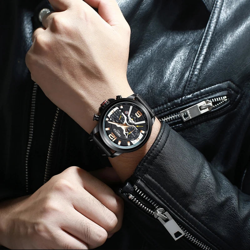 NIBOSI 2373 Grand Touring Chronograph